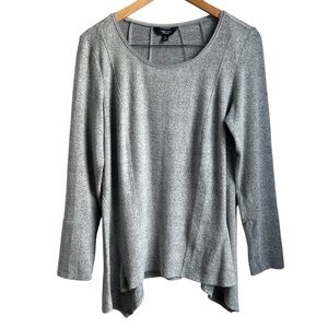 Simply Vera by Vera Wang | Gray Asymmetric Women's Top